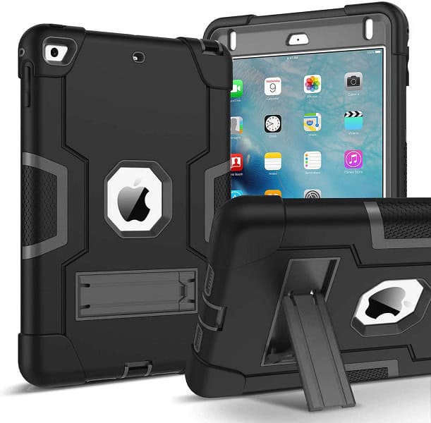 iPad Mini 1/2/3 4 /5 Heavy Duty Case Fancy Hybrid Stand Cover