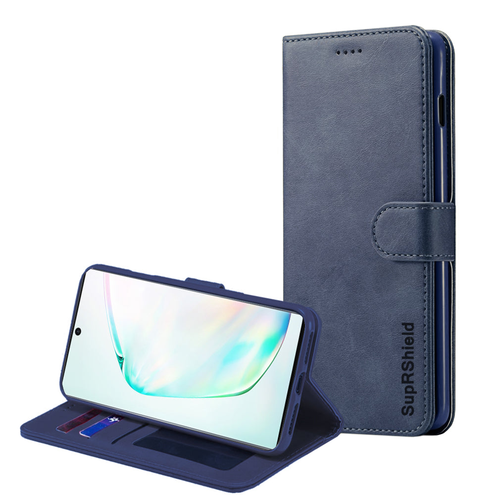 For Samsung Galaxy Note 10 |Note10+ /Note10 Plus SupRShield Wallet Leather Flip PU Stand Magnetic Case Cover