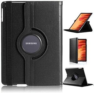 Samsung Galaxy Tab A7 Lite 8.7 inch SM-T220 T225 360 Degree Rotating Stand Case Cover (Navy Blue)