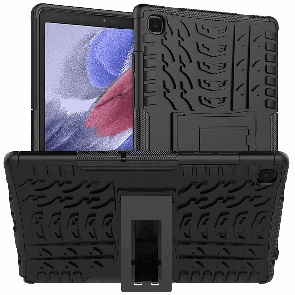 Samsung Galaxy Tab A7 Shockproof Heavy Duty Case Cover (Black)