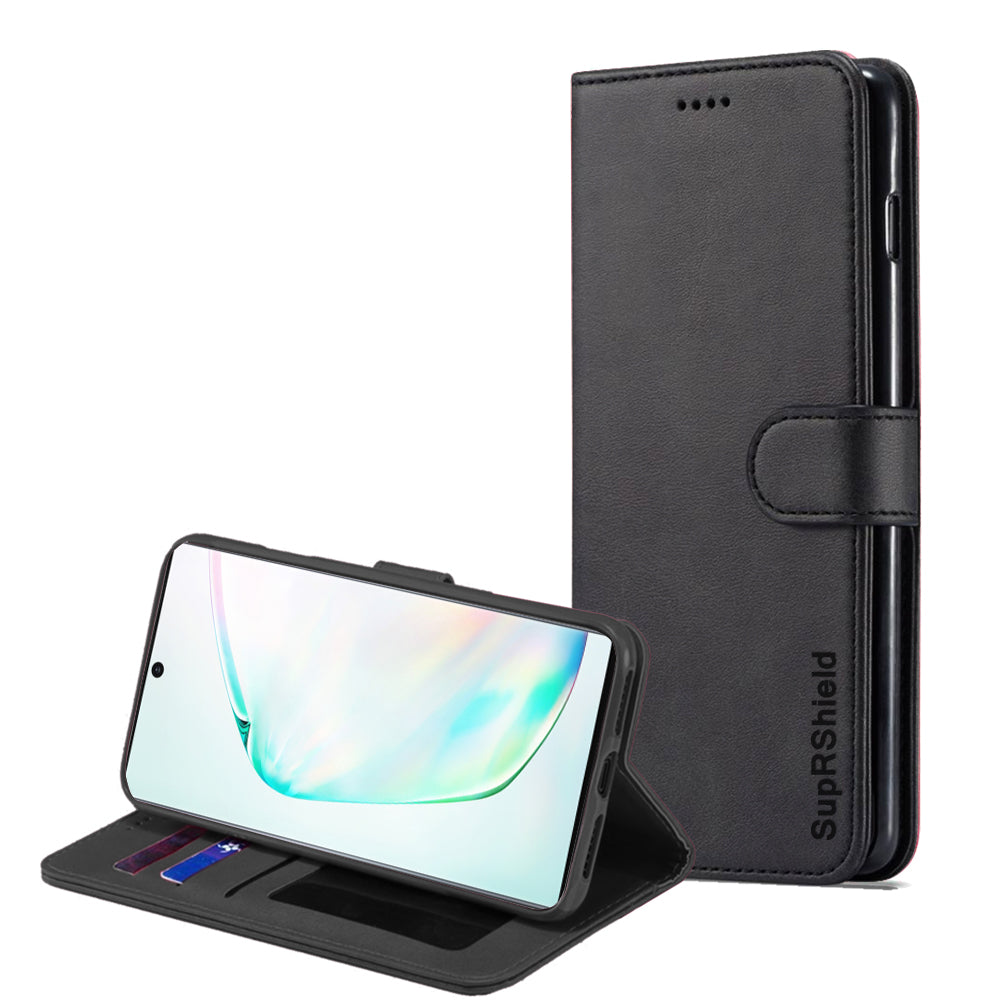 For Samsung Galaxy Note 10 |Note10+ /Note10 Plus SupRShield Wallet Leather Flip PU Stand Magnetic Case Cover