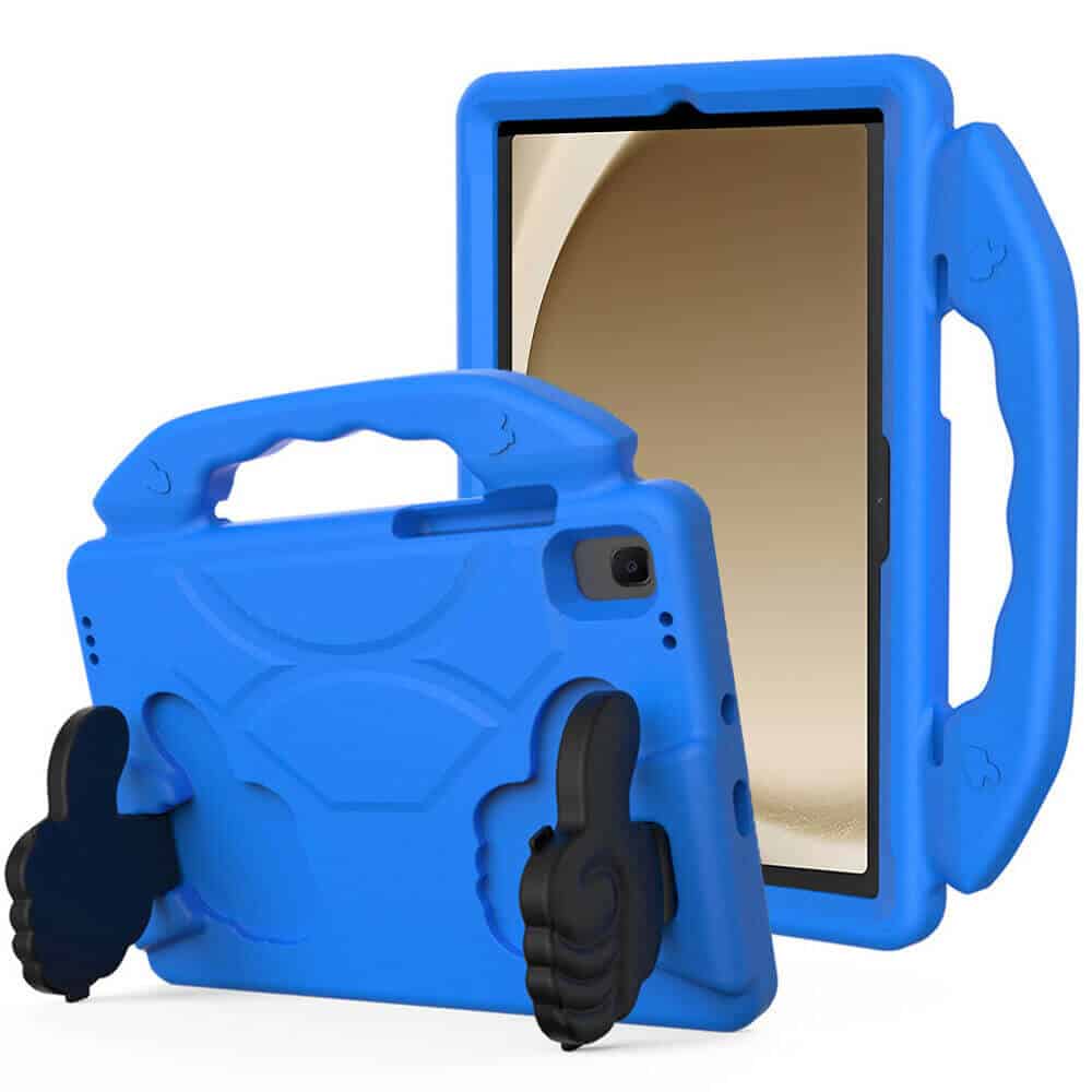 For Samsung Galaxy Tab A9+ Plus X210 /S7 /S8 /S9 /S9FE/S10 FE Thumbs UP Kids Lightweight Convertible Handle Protective Shockproof Case Cover