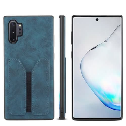 Denior For Samsung Galaxy Note 10 Plus Leather Case with Elastic Wallet Card Holder Slot Pocket Cover