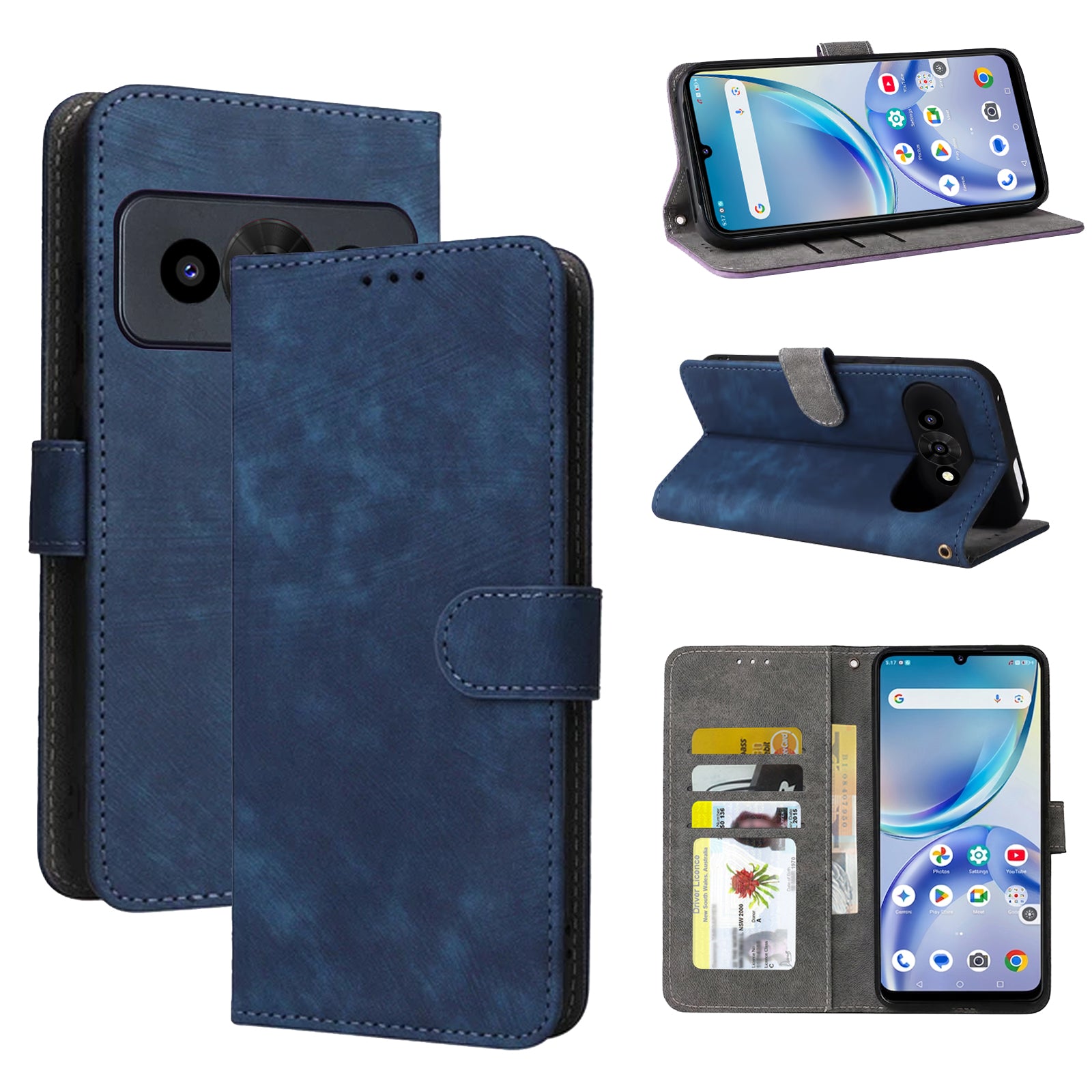 For Optus X Value 5G Wallet Leather Case Flip Leather Magnetic Stand Cover