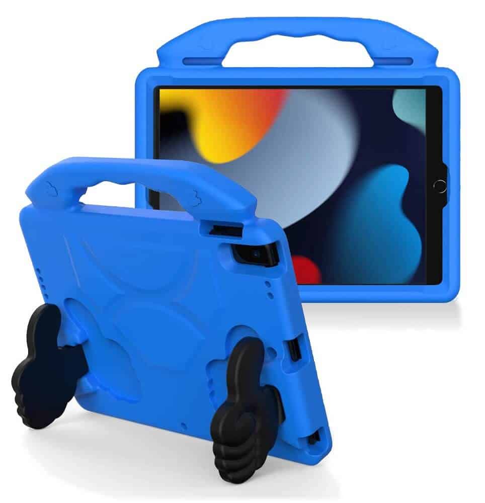 For Apple iPad 9th /8th /7th Gen 10.2 inch Thumbs UP Kids Lightweight Convertible Handle Protective Shockproof Case Cover