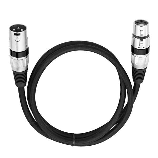 XLR Extension Cable Karaoke Microphone Sound Cable Plug for Audio Mixer Amplifiers Male To Female 3 Pin Jack Mic Mixer Cord