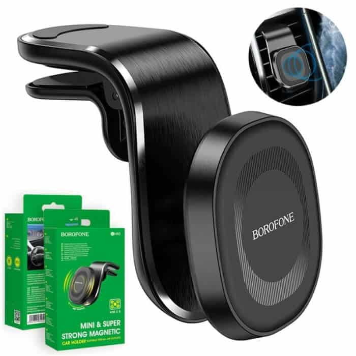 Borofone 360 Degree Rotating Metal Magnetic Air Vent Car Mobile Phone Mount Holder For GPS iPhone Samsung Nokia Oppo Google Moto