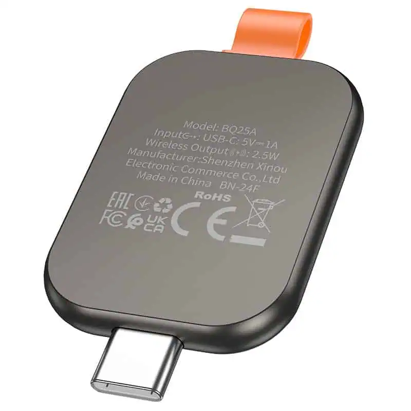 Borofone BQ25A USB Type C Magnetic Wireless Charger for Apple Watch iWatch 1-9, SESE2, UltraUltra2