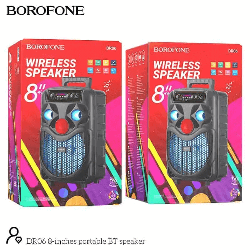 Borofone BR6 Miraculous Sports Portable Wireless Bluetooth Speaker (Peacock Blue)
