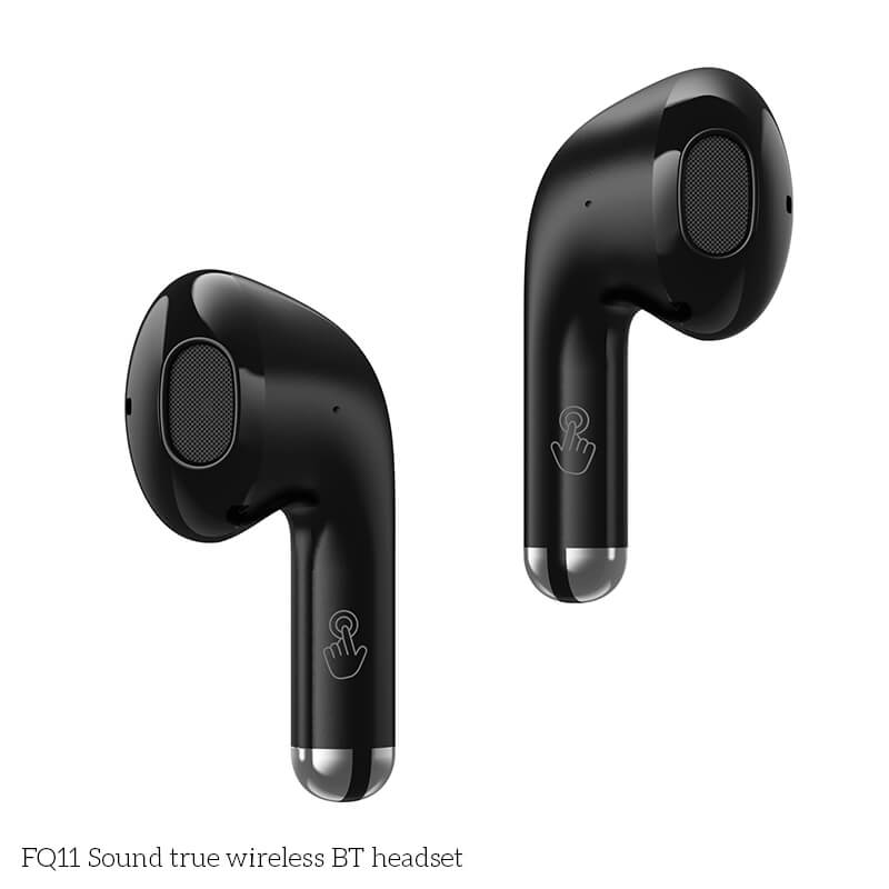 Borofone FQ11 TWS True Wireless BT 5.4 Bluetooth Sports Earbuds Headset For iPhone/Samsung/Moto/Nokia/Oppo