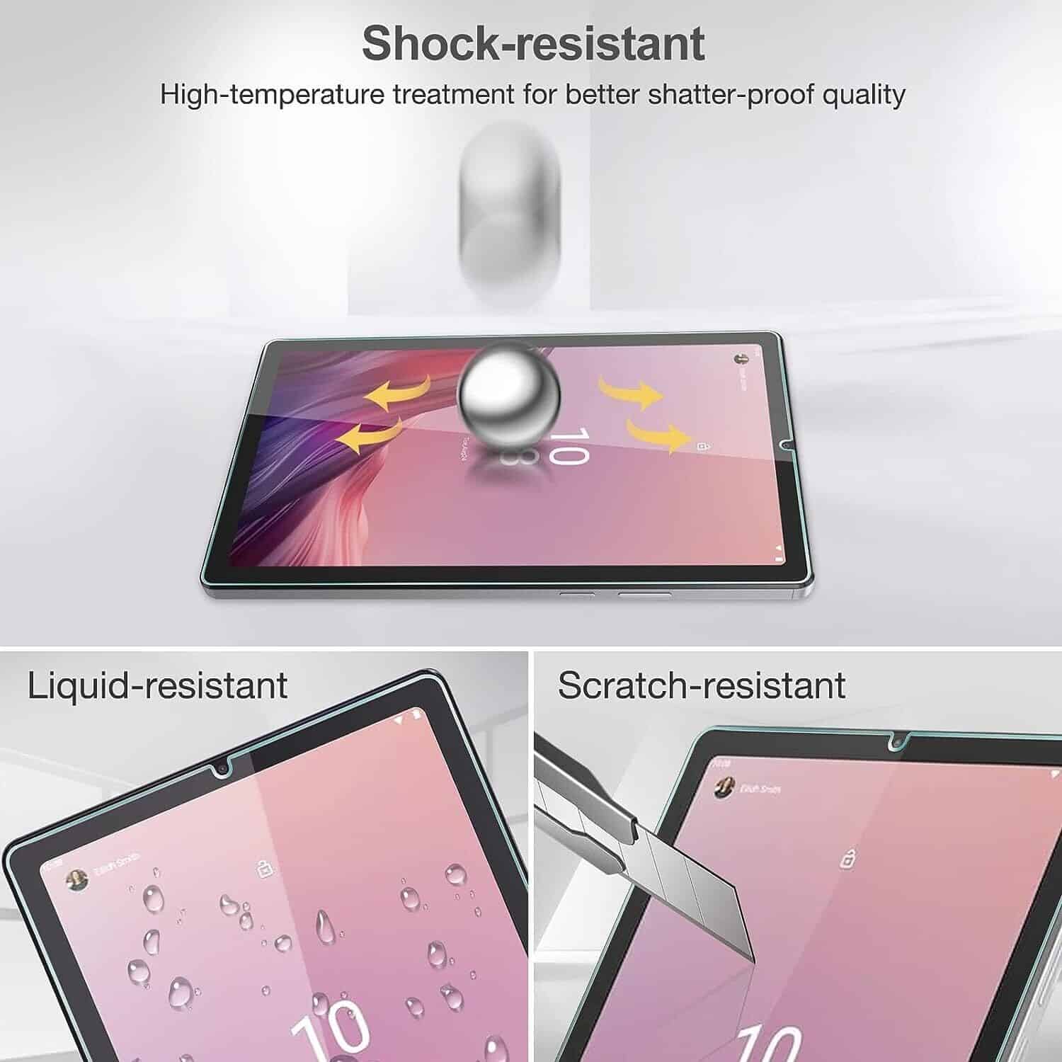 [2 Pack] Lenovo Tab M9 HD 9-Inch TB310FU 2023 Tempered Glass Screen Protector
