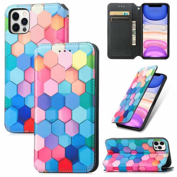 CaseNeo For Apple iPhone 11 /11 Pro / 11 Pro Max Leather Wallet Flip Case With RFID Blocking Credit Card Holder Slots Cover