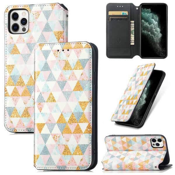CaseNeo For Apple iPhone 11 /11 Pro / 11 Pro Max Leather Wallet Flip Case With RFID Blocking Credit Card Holder Slots Cover