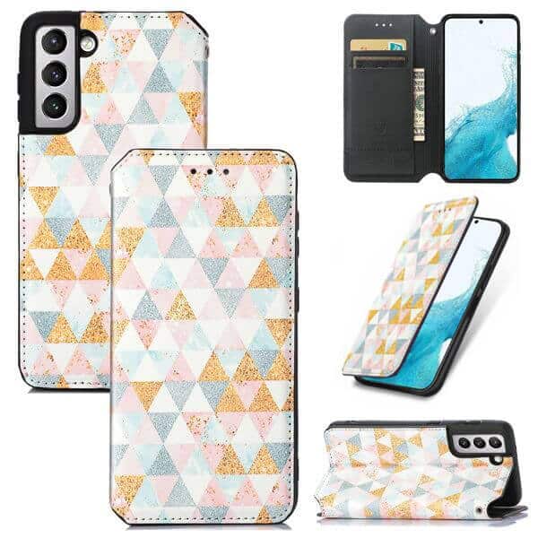 CaseMe For Samsung Galaxy S22 | S22+ /S22 Plus | S22 Ultra Leather Wallet Flip Case With RFID Blocking Credit Card Holder Slots Cover