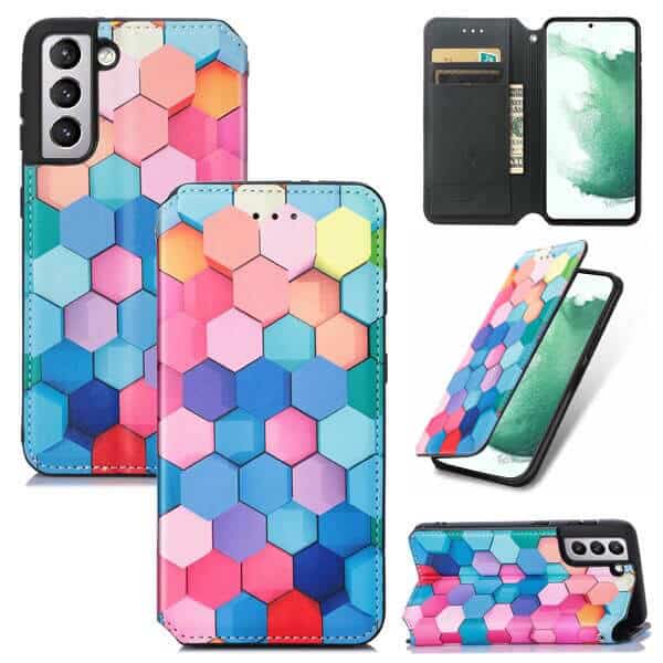 CaseMe For Samsung Galaxy S22 | S22+ /S22 Plus | S22 Ultra Leather Wallet Flip Case With RFID Blocking Credit Card Holder Slots Cover