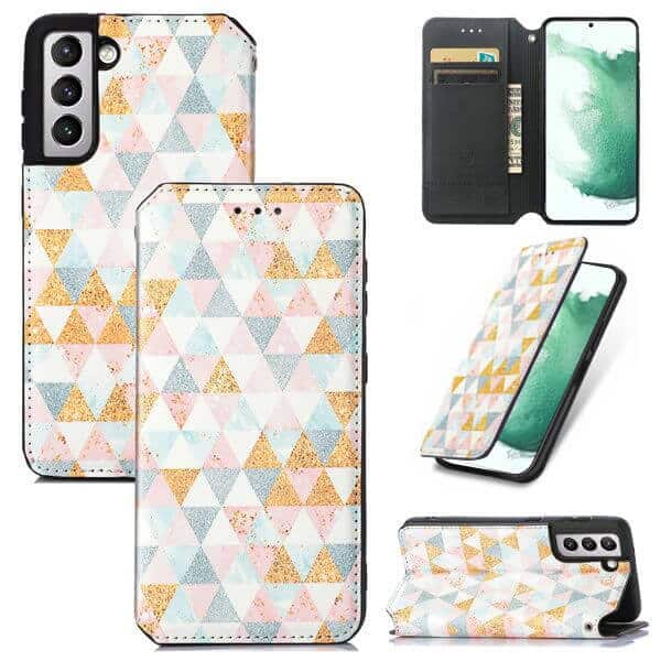 CaseMe For Samsung Galaxy S22 | S22+ /S22 Plus | S22 Ultra Leather Wallet Flip Case With RFID Blocking Credit Card Holder Slots Cover