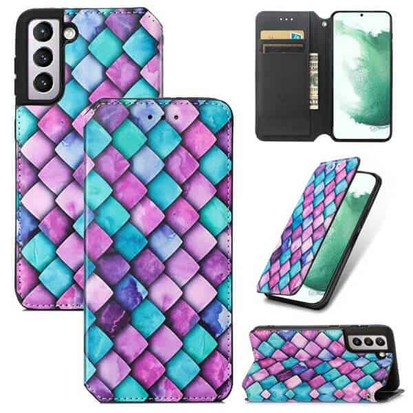 CaseMe For Samsung Galaxy S22 | S22+ /S22 Plus | S22 Ultra Leather Wallet Flip Case With RFID Blocking Credit Card Holder Slots Cover