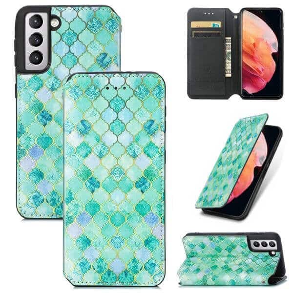 CaseNeo For Samsung Galaxy S23 | S23+ /S23 Plus | S23 Ultra Leather Wallet Flip Case With RFID Blocking Credit Card Holder Slots Cover