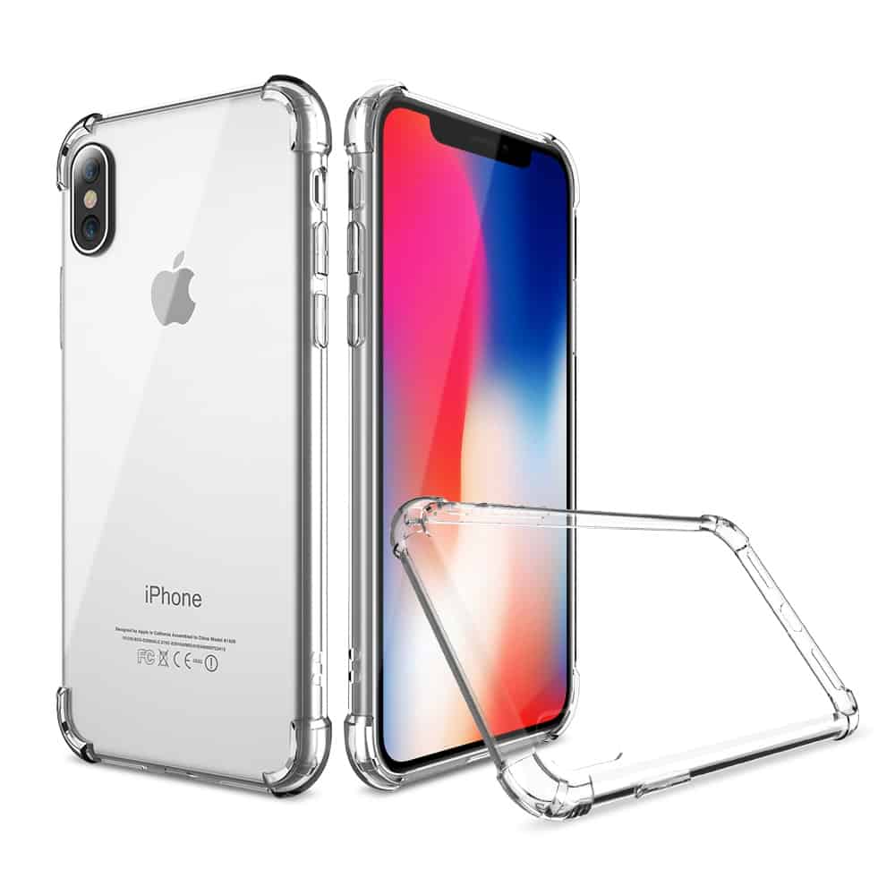 For Apple iPhone X / XS / XS Max / XR SupRShield Crystal Clear Transparent Heavy Duty Transparent TPU Bumper Shockproof Case Cover