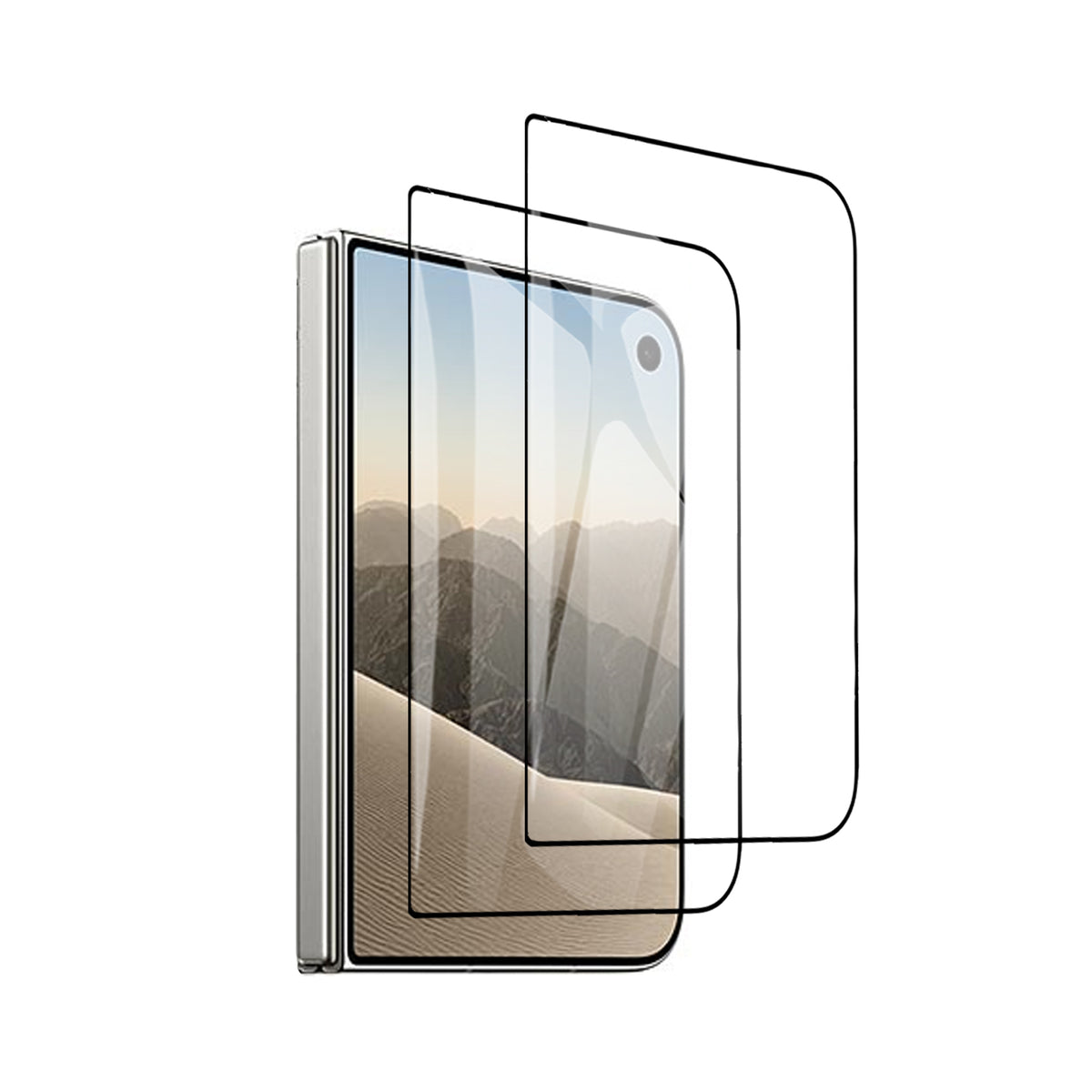 [2 Pack] For Apple iPhone 18 Pro | 18 Pro Max Duo SupRShield Tempered Glass Screen Protector Film Guard (Black Edge)