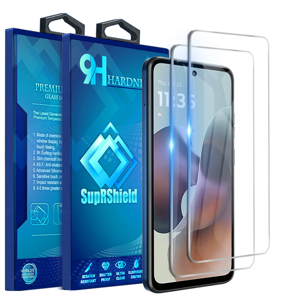 [2 Pack] For Motorola Moto G56 5G Tempered Glass LCD Screen Protector Film Guard (Clear)