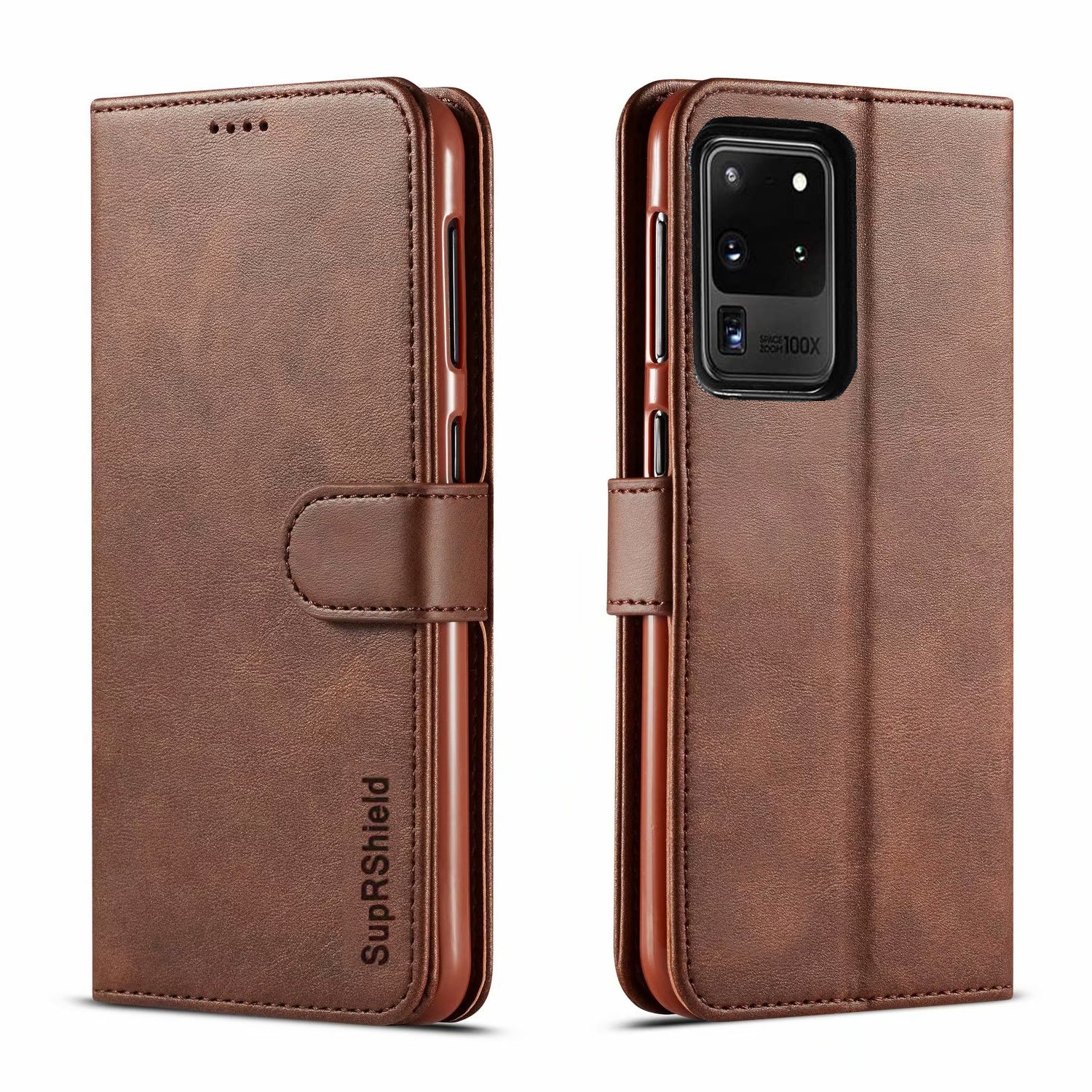 For Samsung Galaxy S20 | S20 FE | S20+ /S20 Plus | S20 Ultra SupRShield Wallet Leather Flip Stand Magnetic Case Cover