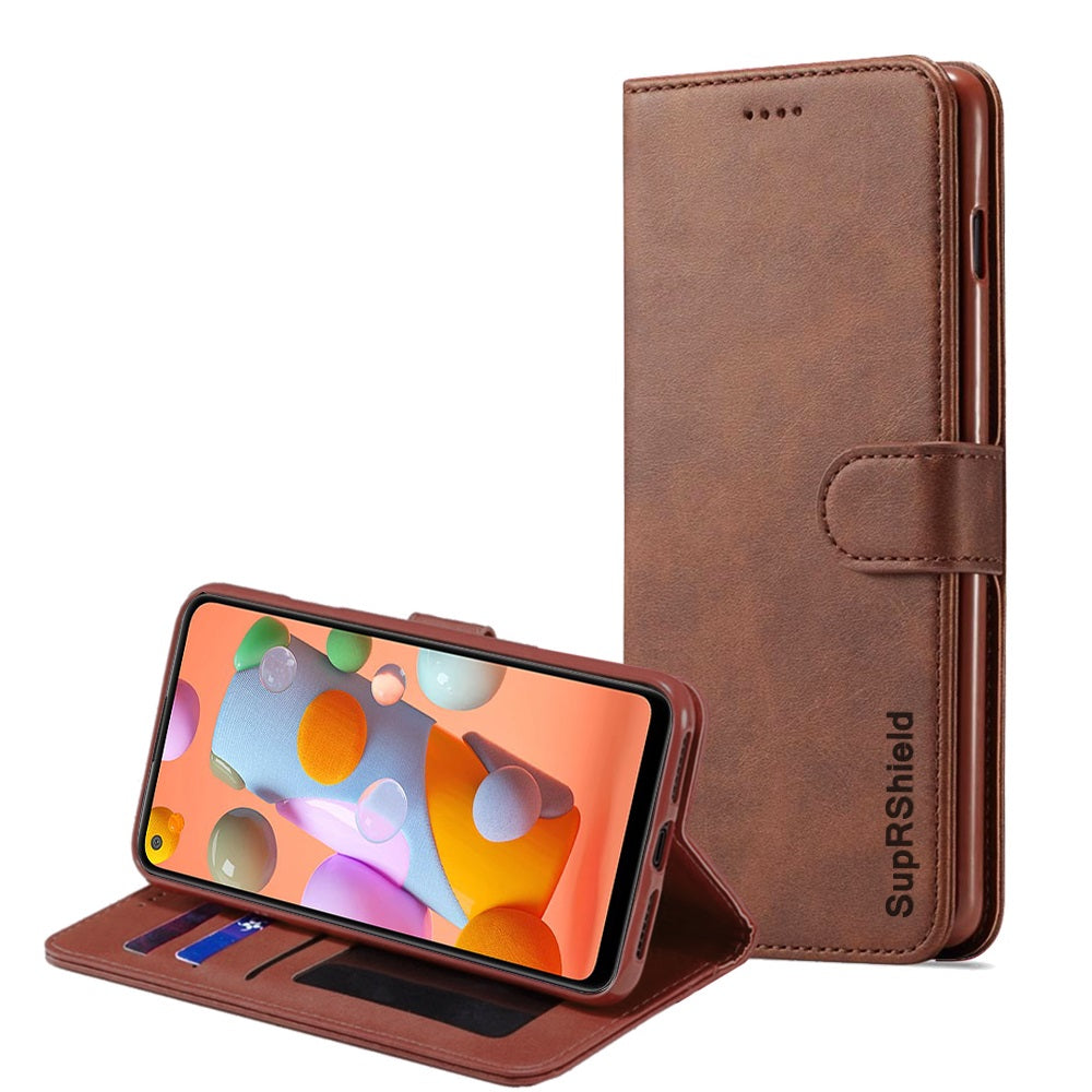For Samsung Galaxy A11 Wallet Case Flip Leather Card Slots Cover