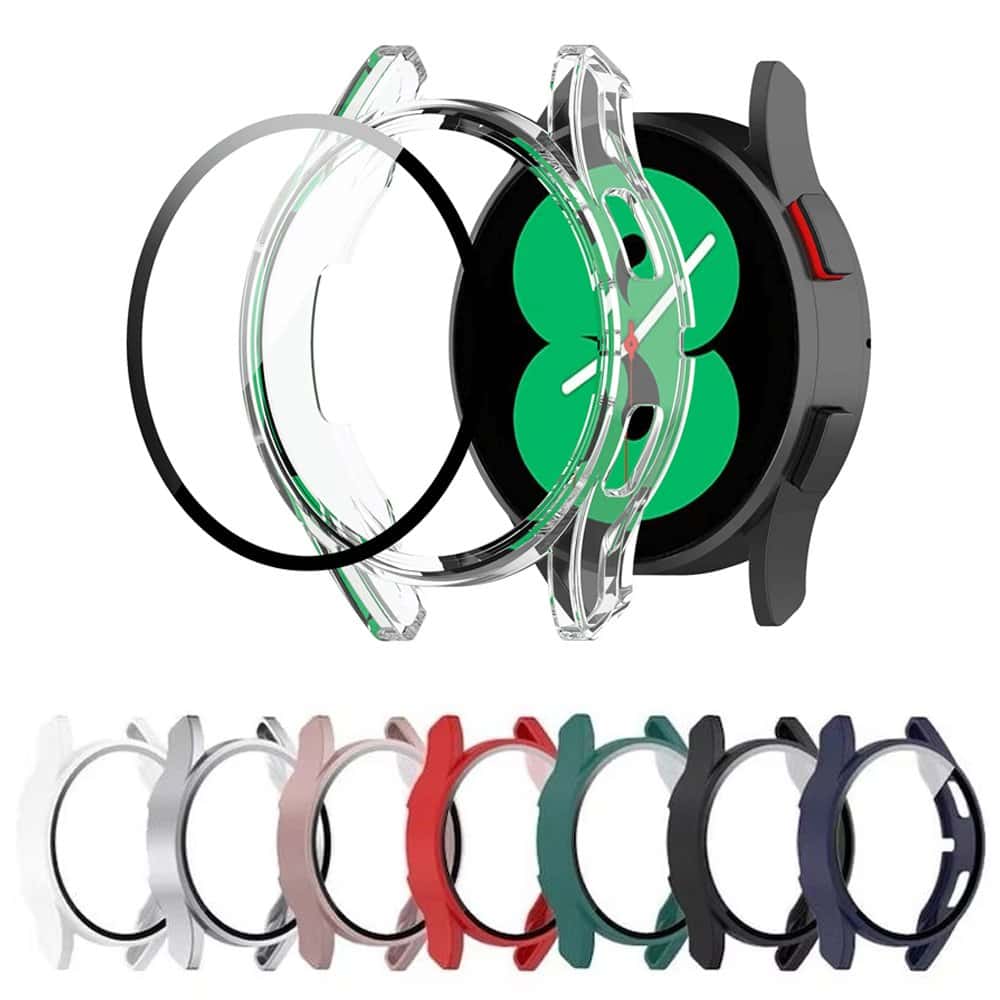 For Samsung Galaxy Watch 4 5 Pro 40 44 45MM Hard Case Built-In Screen Protector