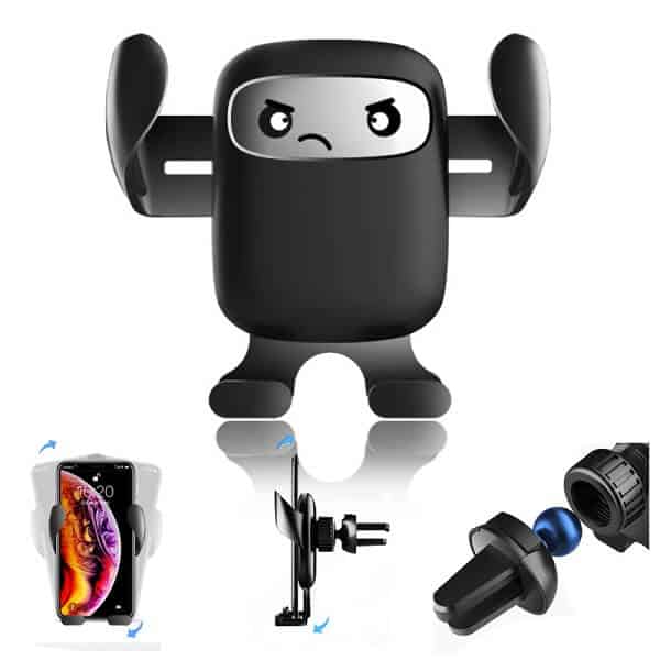Universal For Up to 6.5 inch Car Cell Phone Holder Clip Gravity Car Mount Bracket Stand For iPhone Samsung Galaxy Nokia Oppo Google Pixel Motorola LG Telstra Optus