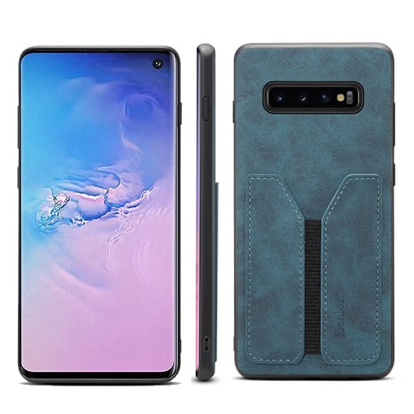 Denior For Samsung Galaxy S10 Galaxy S10+ S10 Plus Galaxy S10E Leather Case with Elastic Wallet Card Holder Slot Pocket Cover