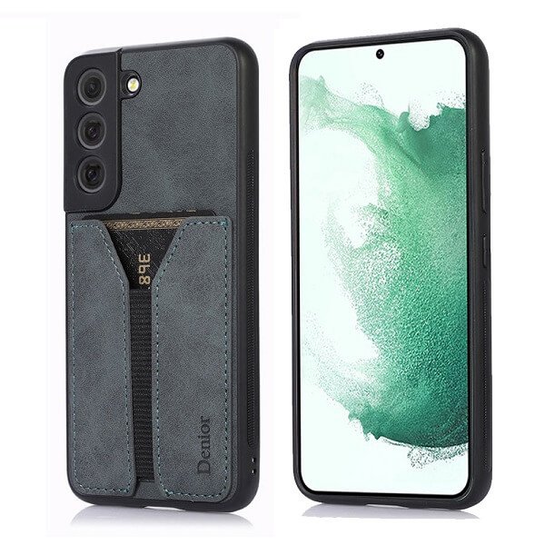 Denior For Samsung Galaxy S22 | S22+ /S22 Plus | S22 Ultra Leather Case with Elastic Wallet Card Holder Slot Pocket Cover