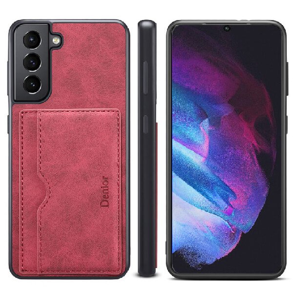 Denior For Samsung Galaxy S23 | S23+ /S23 Plus | S23 Ultra Leather Case with Elastic Wallet Card Holder Slot Pocket Cover