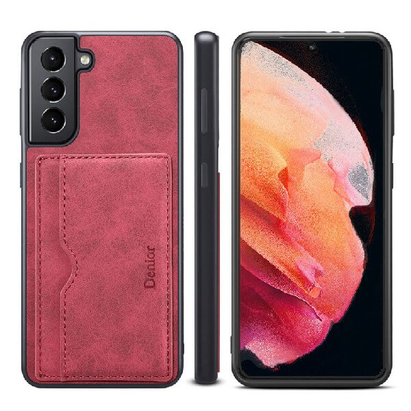 Denior For Samsung Galaxy S23 | S23+ /S23 Plus | S23 Ultra Leather Case with Elastic Wallet Card Holder Slot Pocket Cover
