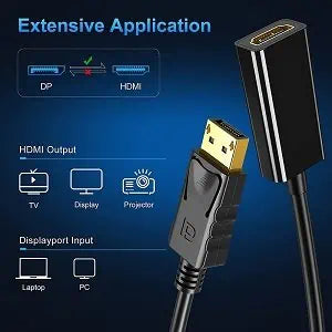 Display Port to HDMI Adapter