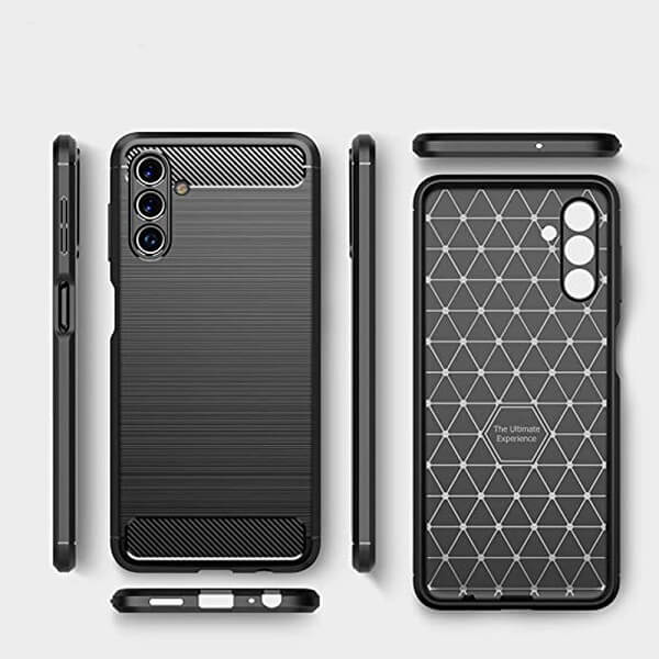For 5G Samsung Galaxy A13 5G (Not for 4G) Case Shockproof Heavy Duty Rugged Anti Knock Back Cover (Black)