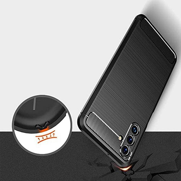 For 5G Samsung Galaxy A13 5G (Not for 4G) Case Shockproof Heavy Duty Rugged Anti Knock Back Cover (Black)