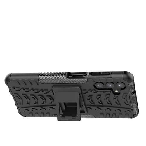 For 5G Samsung Galaxy A13 5G (Not for 4G) Heavy Duty Case Shockproof Rugged Protective Tough Back Cover (Black)