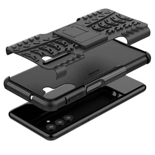 For 5G Samsung Galaxy A13 5G (Not for 4G) Heavy Duty Case Shockproof Rugged Protective Tough Back Cover (Black)