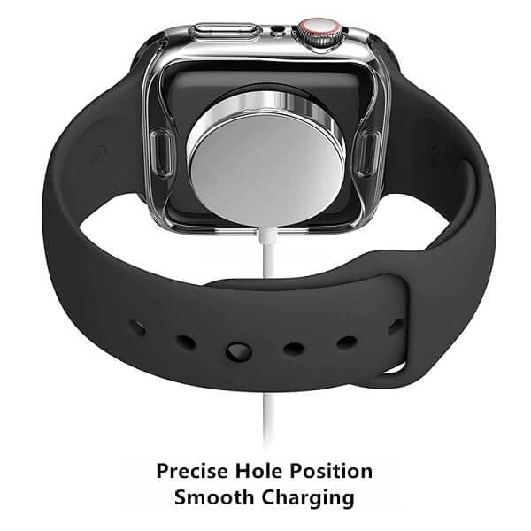 For Apple Watch Series 7 45mm & 41mm Clear Gel Shockproof Protective Case Cover