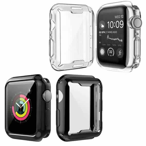 For Apple Watch iWatch Soft Gel Case Full Cover Protector 38 / 40 /41 /42 /44 /45mm