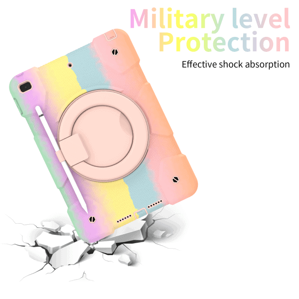 For Apple iPad 10.2 Inch 9th8th7th Gen Rotatable Fancy Shockproof Heavy Duty Kickstand Case Cover With Pencil Holder