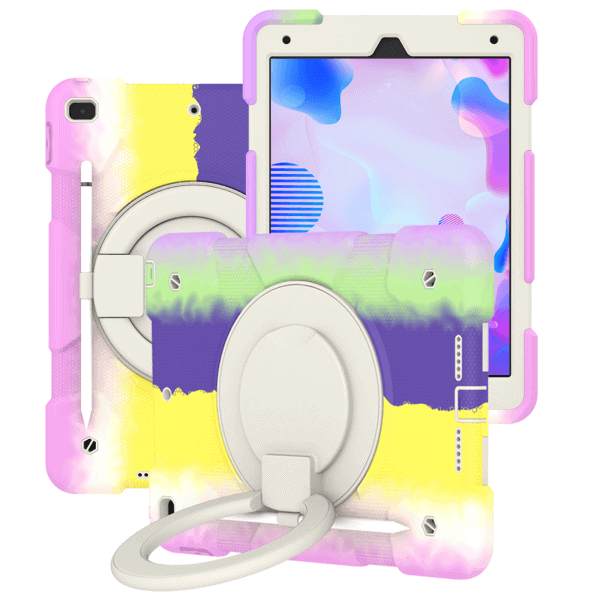 For Apple iPad 10.2 Inch 9th8th7th Gen Rotatable Fancy Shockproof Heavy Duty Kickstand Case Cover With Pencil Holder