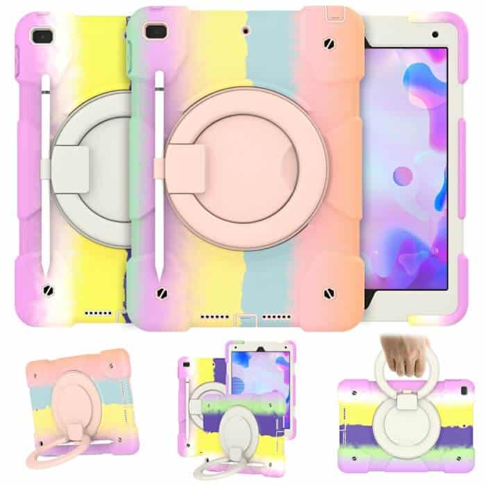 For Apple iPad 10.2 Inch 9th8th7th Gen Rotatable Fancy Shockproof Heavy Duty Kickstand Case Cover With Pencil Holder