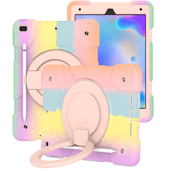 For Apple iPad 10.2 Inch 9th8th7th Gen Rotatable Fancy Shockproof Heavy Duty Kickstand Case Cover With Pencil Holder
