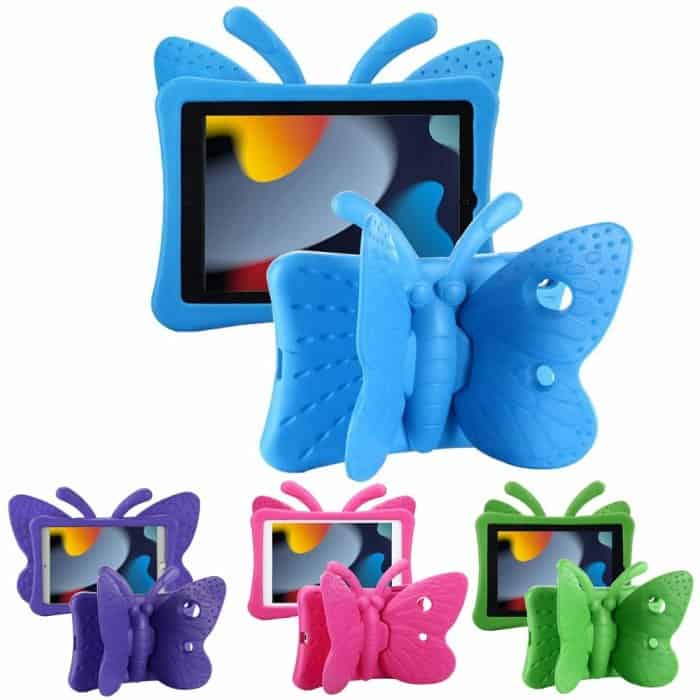For Apple iPad 10.2 inch 9th8th7th Gen Pro 10.5Air 3 Kids Case, Butterfly Shockproof Handle Eva Stand Protective Shockproof Cover