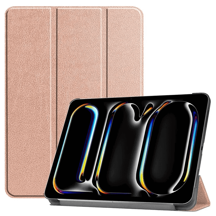 For Apple iPad Pro 11 2024 Folio Smart Leather Magnetic Stand Case Cover
