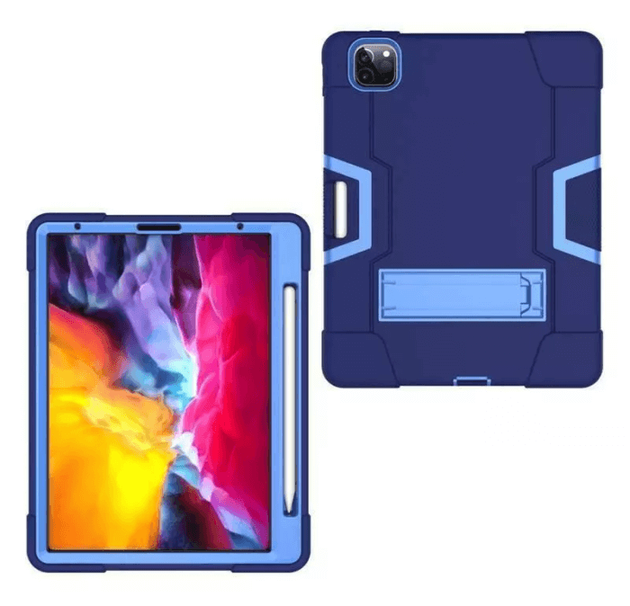 For Apple iPad Pro 13 2024 Hybrid Fancy Shockproof Heavy Duty Kickstand Case Cover