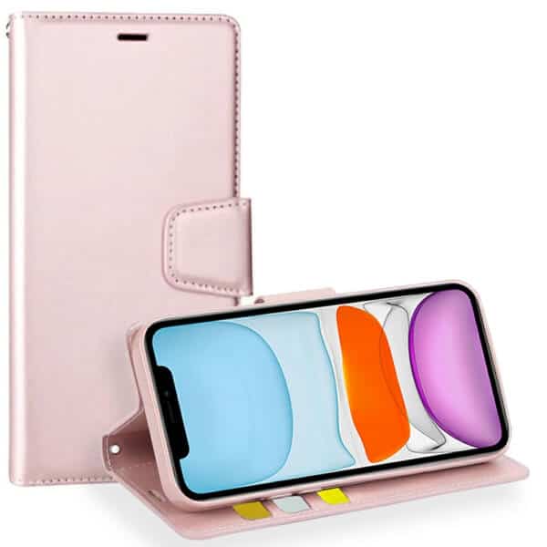 For Apple iPhone 11 Hanman Wallet Case Flip Leather Card Slots Magnetic Stand Cover