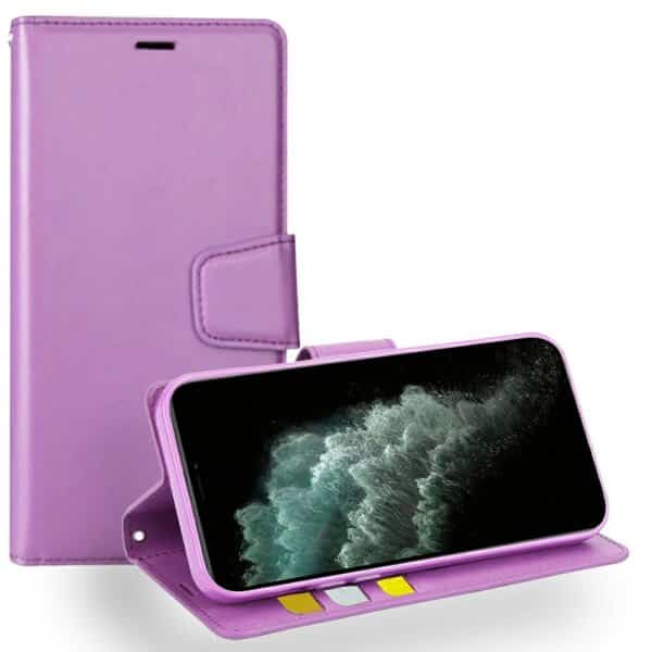 For Apple iPhone 11 Pro Max Hanman Wallet Case Flip Leather Card Slots Magnetic Stand Cover