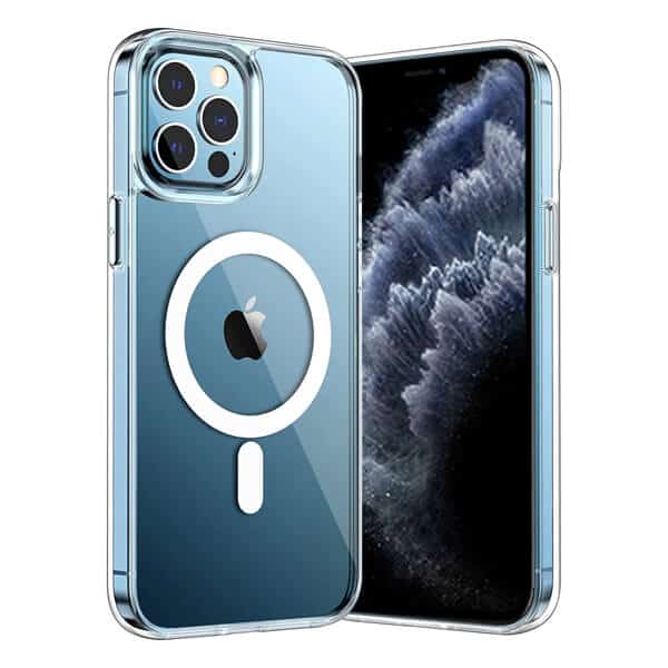 For Apple iPhone 11 Pro Max MagSafe Magnetic Case with HaloLock Shockproof Military Grade Protection Scratch Resistant Back Clear Protective Cover